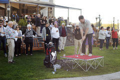 Supporters fill the bar and patio at Prime at Saratoga National Golf Course for Shaken & Stirred, a fundraised for UPH May 16, 2019.